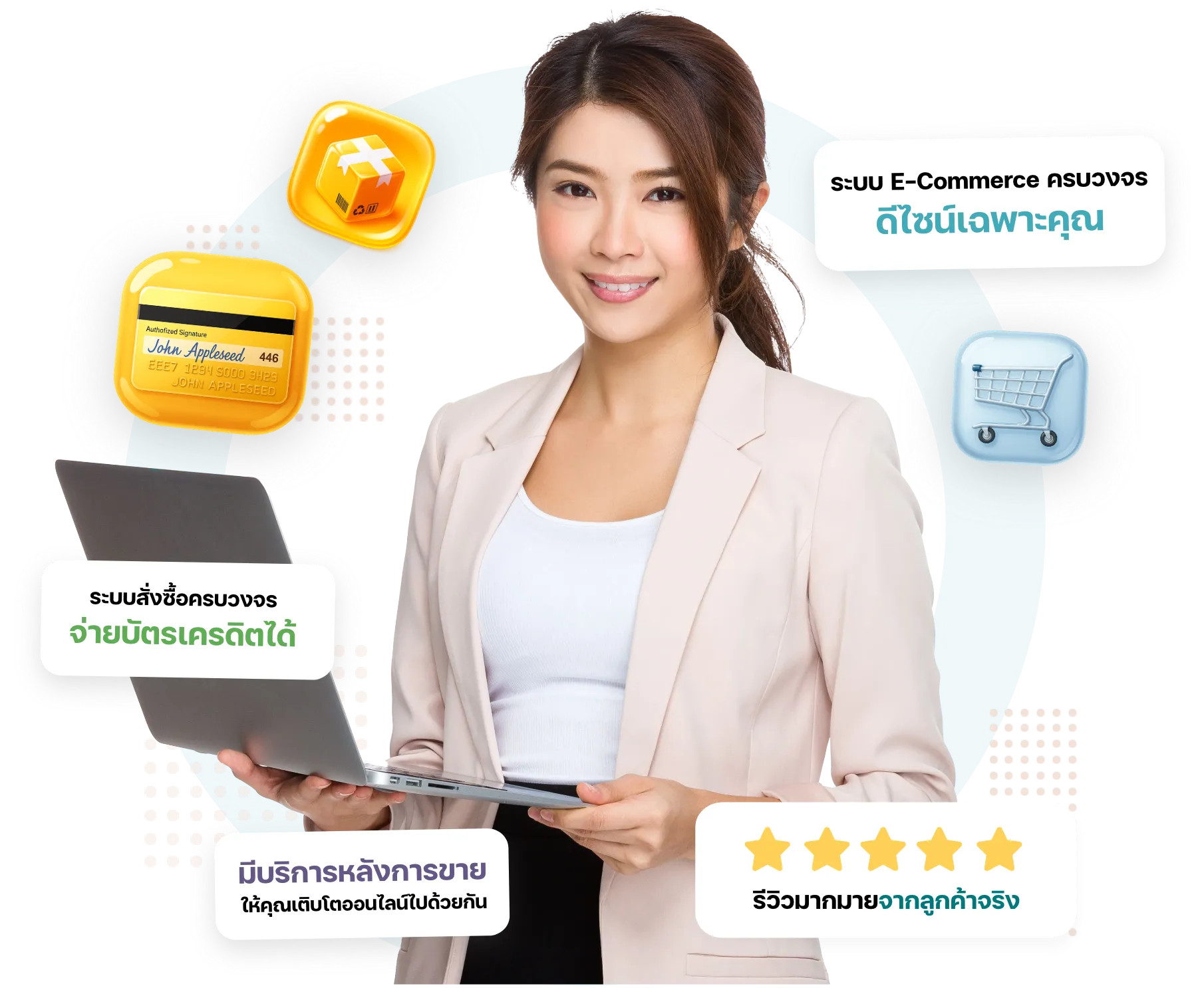รับทำเว็บไซต์ขายของ e-Commerce สร้างยอดขาย ด้วยร้านค้าออนไลน์!