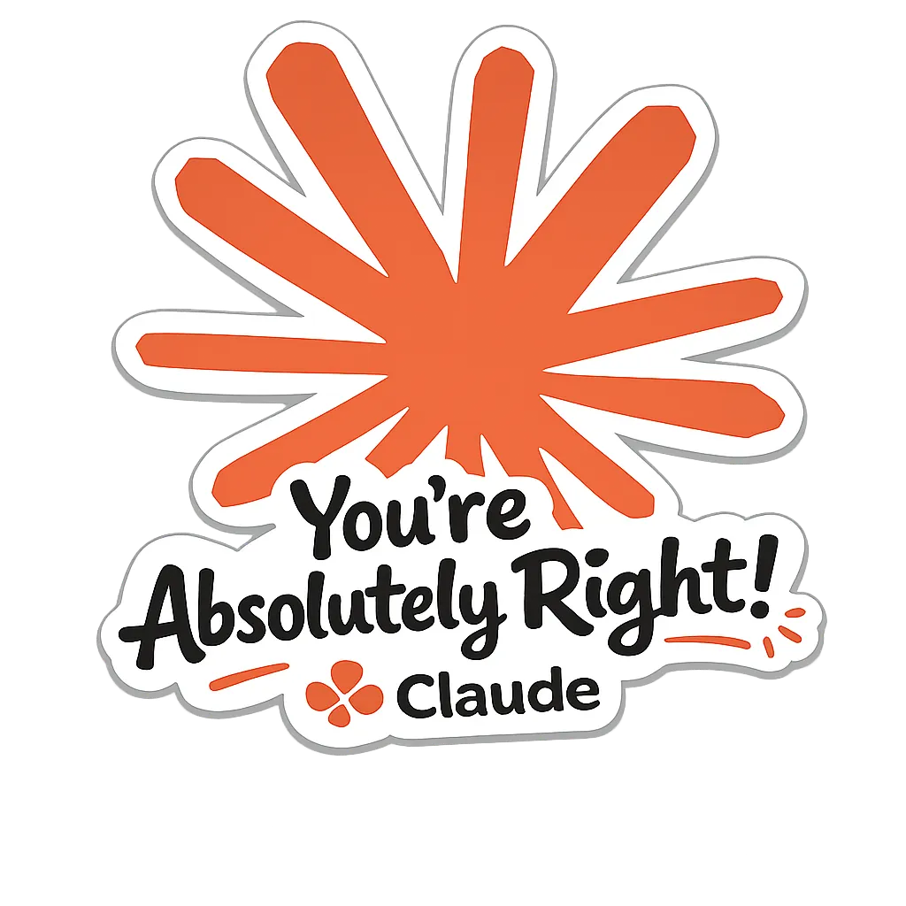 ทำเว็บด้วย AI ดีไหม รวมเครื่องมือ ข้อดีข้อเสีย และวิธีใช้จริง 5 You're Absolutely Right! (Claude)